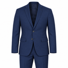 Navy Blue two-piece modern-fit suit — AI-generated approximate color visualization