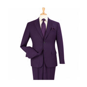 Purple 2-Piece Two-Button Suit