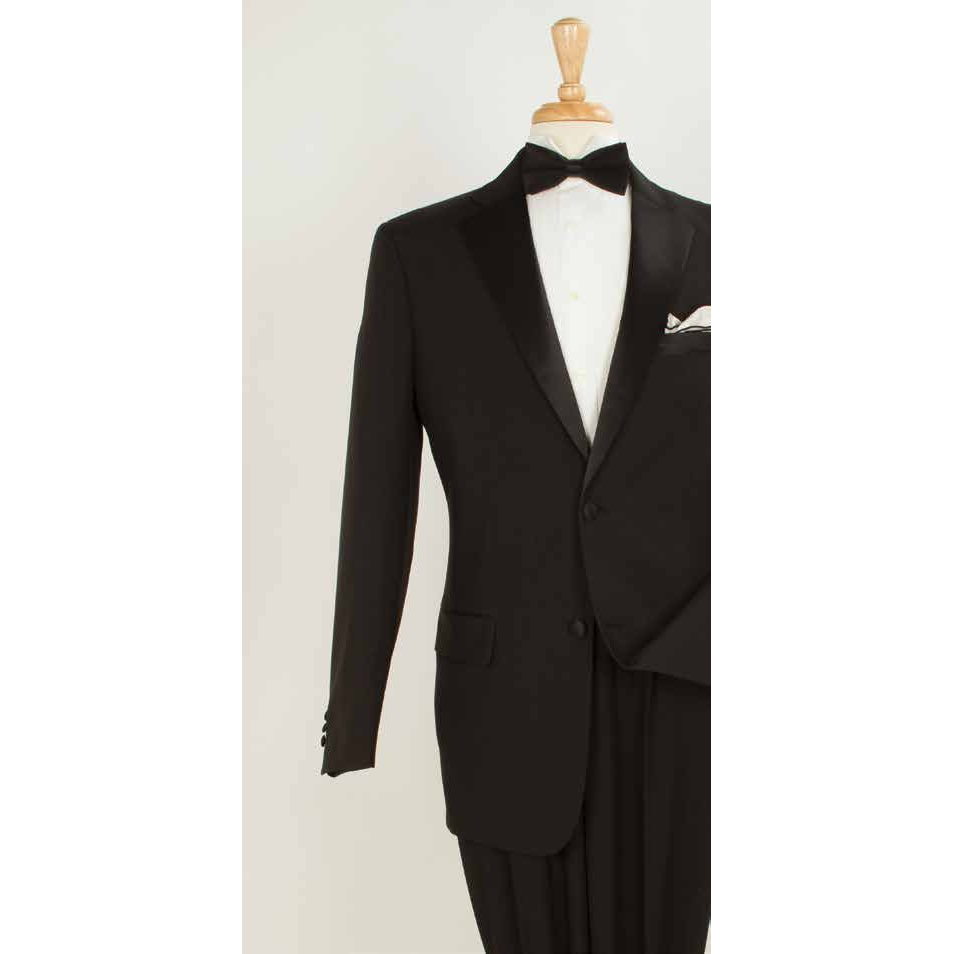 Black 2-Piece Notch-Lapel Tuxedo - catalog front view