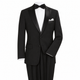 Black 2-Piece Notch-Lapel Tuxedo