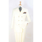 Off White 2-Piece Classic Double-Breasted Suit, original supplier reference