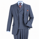 Dusty Blue 3-Piece 100% Wool Suit