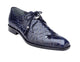 Belvedere Lago Navy Genuine American Alligator Shoes
