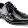 Gentlemen Classic Footwear Collection: Wingtip Lace Shoes in Black