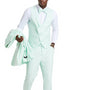 Whimsical Collection: Men's Polka-Dot 3-Piece Suit In Mint - Slim Fit