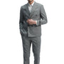 Sandstone Collection: 2-Piece Slim Fit Pin Stripe Suit For Men In Mint