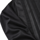 Montique black walking suit smooth sleeve and tonal stripe detail