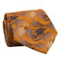 Vivid Elegance Collection: Orange Swirl Pattern Tie