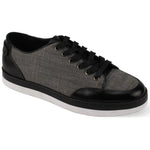 Black & Grey Casual Dress Leather Shoes