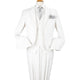 White 3 Piece Suit Classic Fit Notch Lapel Vest