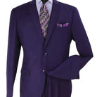 charcoal modern suit wool feel fabric close up