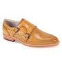 Zico Collection: Scotch Plain Toe Double Monk Strap Shoe - Genuine Leather