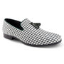 Montique Hunter Checkered Tassel Loafer Fashion Shoes S2367