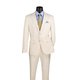 Men’s 2-Piece Super Stretch Slim Fit Suit - Bone
