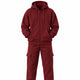 Oxblood 2-Piece Full Cut Fleece Cargo Tracksuit