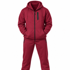 Sangria tech fleece tracksuit - front product view