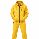 Yellow tech fleece tracksuit - front product view