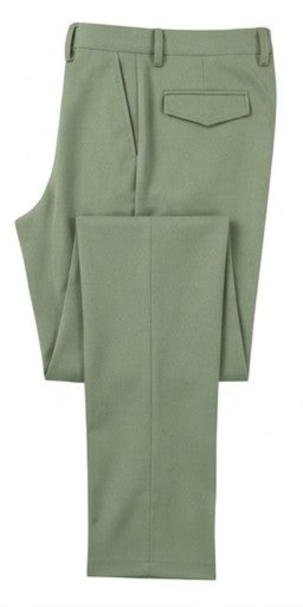 Stacy Adams sage green modern cut stretch dress pants with expandable waistband
