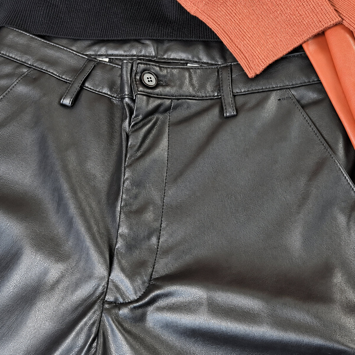 Black Montique P026 Waistband and front detail