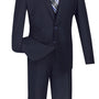 Formalita Collection: Men's Single Breasted 2-Button Slim Fit Suit In Navy