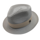 Calem Collection: Scala Tan Poly Braid Fedora with 2 Inch Brim