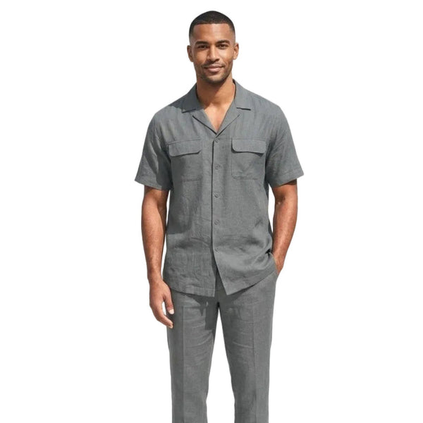Salsa Linen Walking Suit Set by Stacy Adams – Suits & More