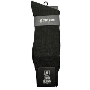 Pillar Collection: Stacy Adams Formal Dress Socks – Black