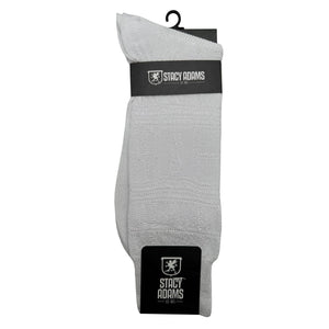 Pillar Collection: Stacy Adams Formal Dress Socks – White