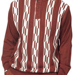 Montique Spice Men's Quarter Zip Acrylic Sweater - SW-02