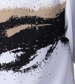 Men's 2 Piece Short Sleeve Walking Suit Spray Print Detail in Tan - 2004 - Suits & More