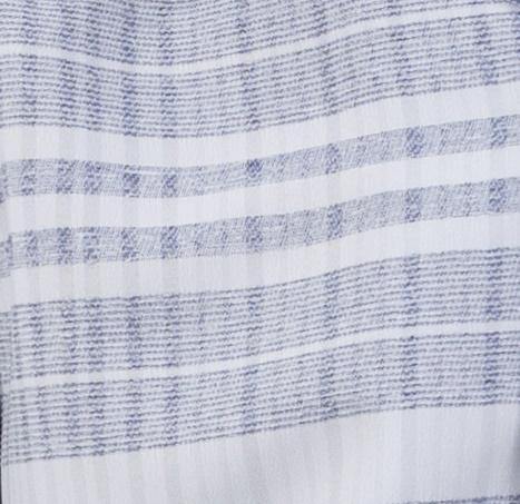 Men's 2 Piece Short Sleeve Walking Suit Striped Pattern in Slate - 2037 - Suits & More