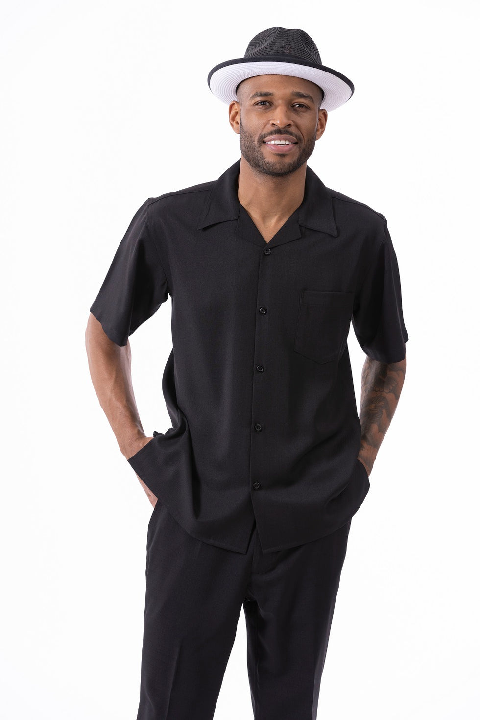 Short Sleeve Suit for Men | Walking Suit with Short Sleeve Shirt ...