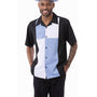 Montique Carolina Color Block Walking Suit 2 Piece SHORTS SET 72301