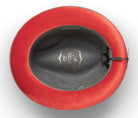 interior olive felt hat adjustable band