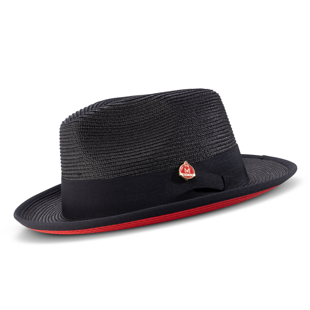 Men's Red Bottom Fedora Hats - Elevate Your Style | SuitsAndMore ...