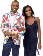 Flower Design Fashion Blazer J163