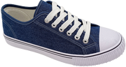 Blue Denim Lace Up Classic Canvas Men's Shoes SP643