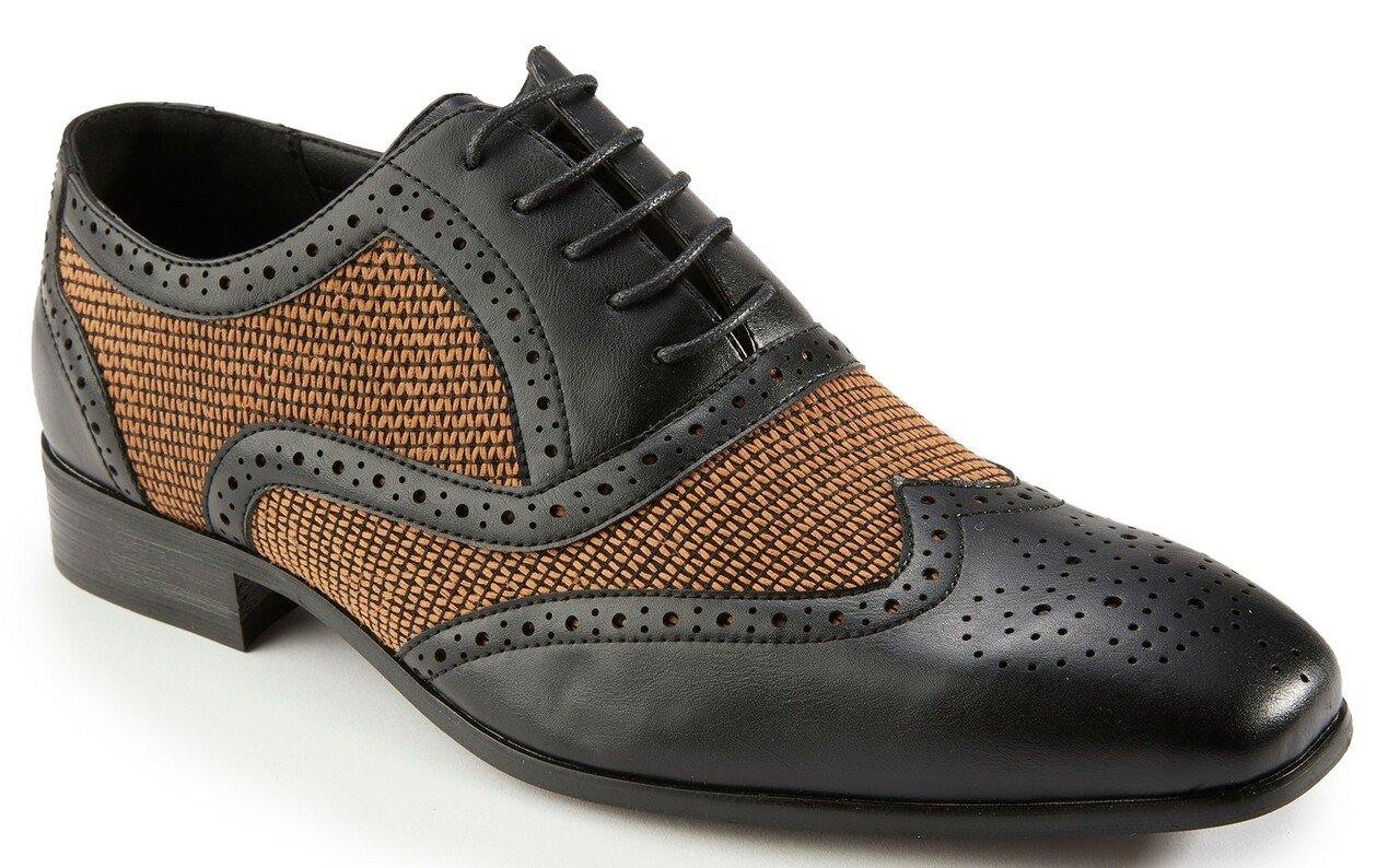 Montique Men's Tan Fashion Shoes S-1955 - Suits & More