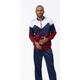 Montique Men's Navy & Burgundy Chevron Design Sport Tracksuit 2 Piece Set JS-29