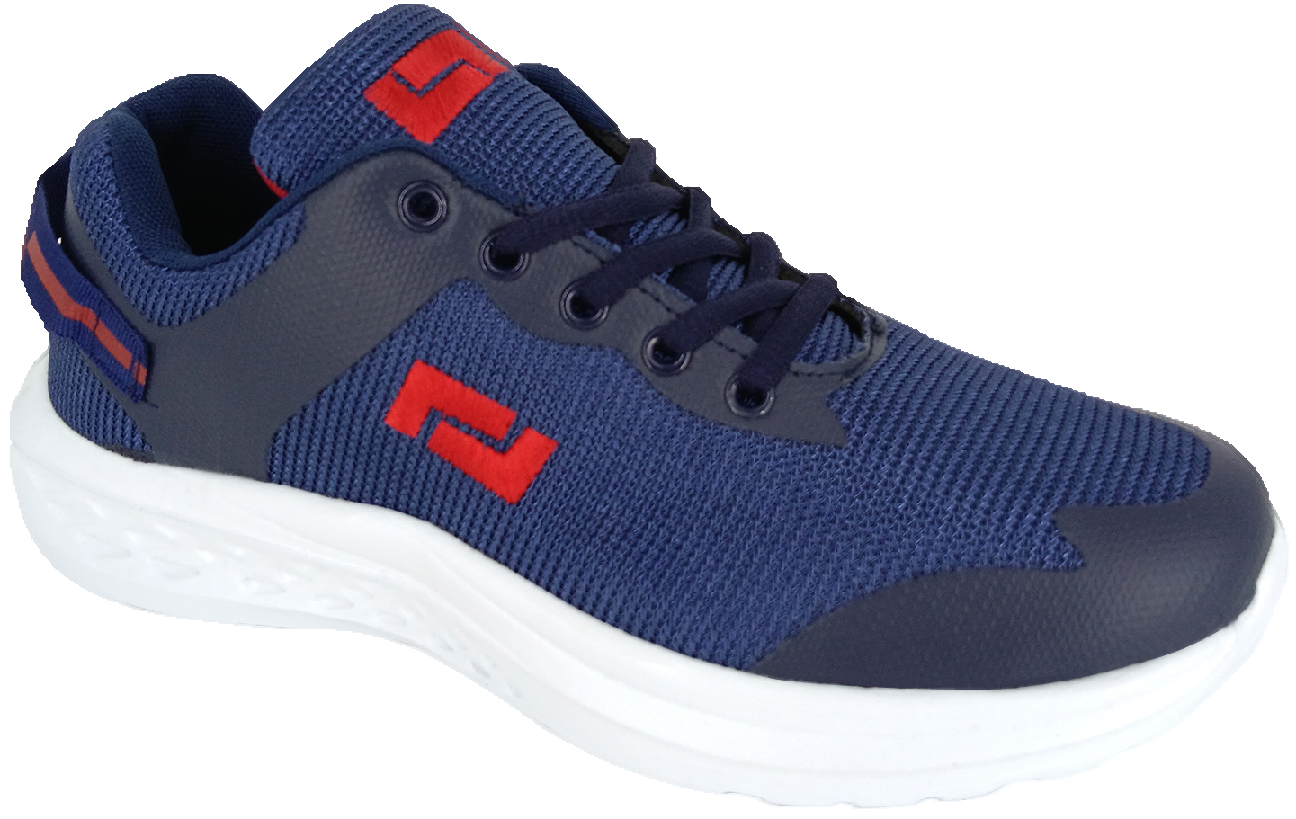 Navy athletic shoes clearance