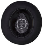 Montique Men's Black Felt Pinch Fedora Untouchable Gangster Hat H09 - Suits & More