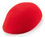 Glitzora Collection: Montique Men's Red Color Ascot Wool Felt Hat H-71