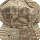 Montique Glen Plaid Newsboy Cap in Bronze - H29 - Suits & More
