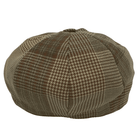 Montique Glen Plaid Newsboy Cap in Bronze - H29 - Suits & More