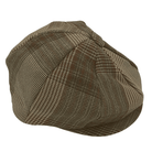 Montique Glen Plaid Newsboy Cap in Bronze - H29 - Suits & More