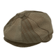 Montique Glen Plaid Newsboy Cap in Bronze - H29