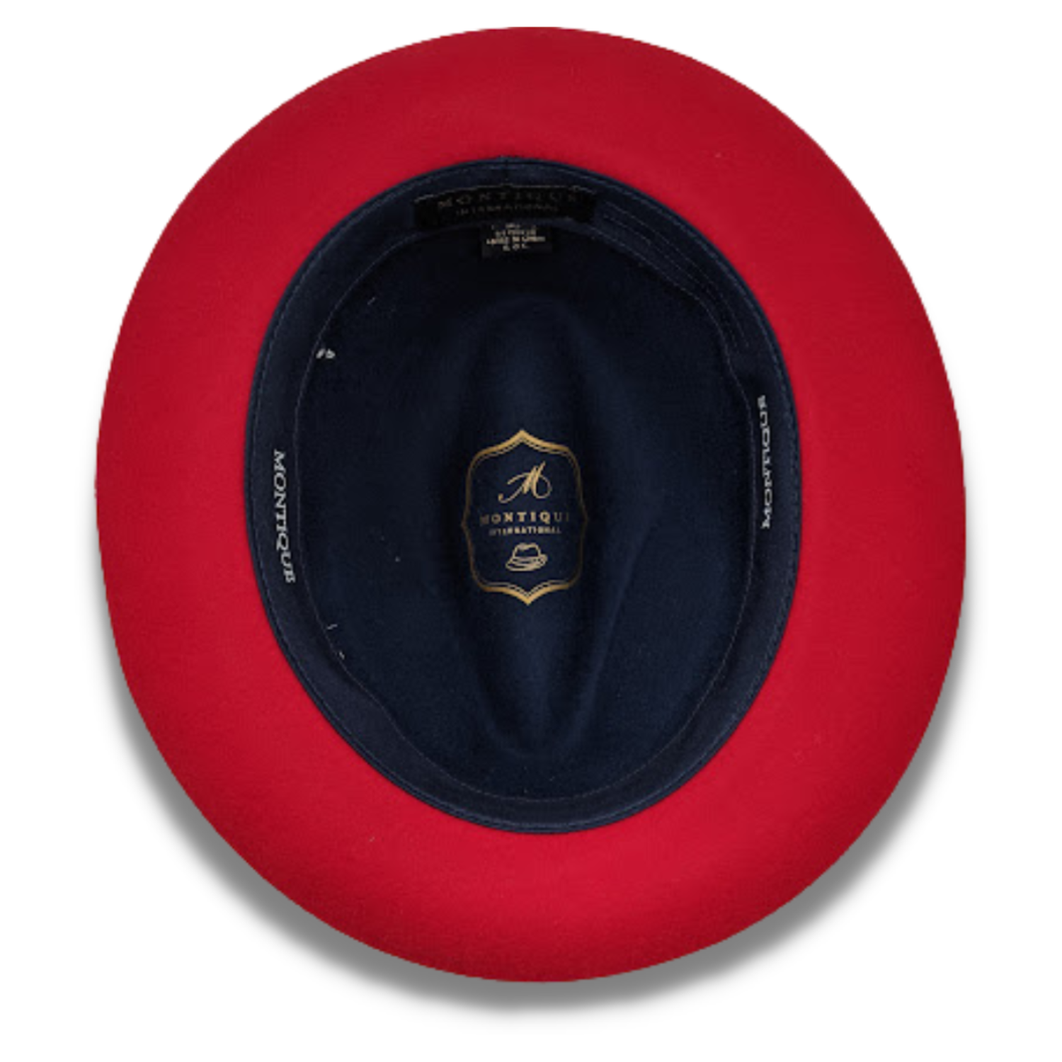 Metallic Wide-Brimmed Hat 331881 Red - Fit Rite Fashions – fitrite fashions