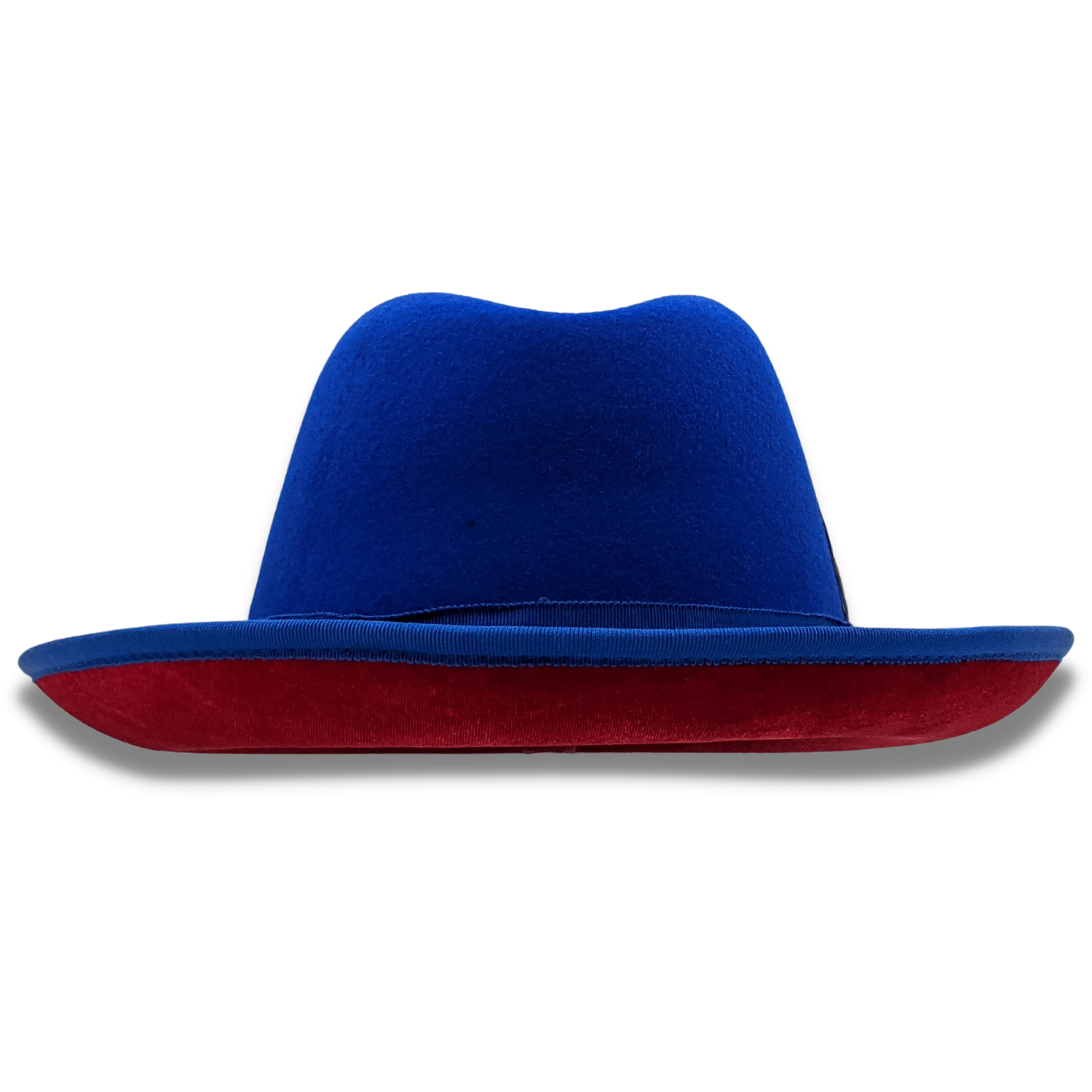 Men s Red Bottom Fedora Hats Elevate Your Style SuitsAndMore