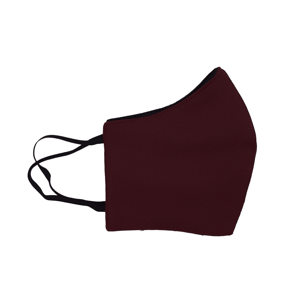 Face Mask in Burgundy M-01 - Suits & More