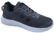 CLUB-M Men's Dark Grey Lace Up Ultralight Athletic Fashion Shoes SP654